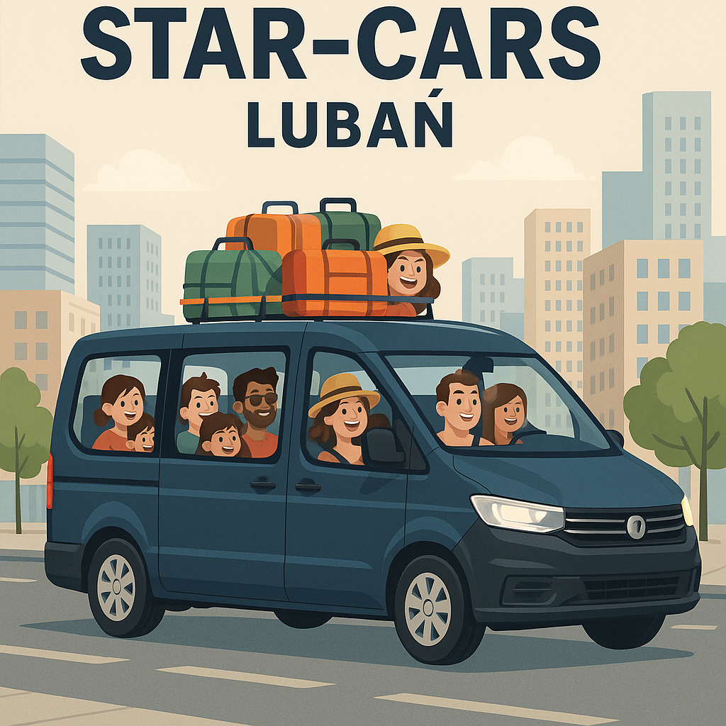 Majówka 2025 w Lubaniu i okolicy? Wynajmij komfortowy bus w Star-Cars!